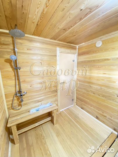 Баня 2,3х7 метров под ключ