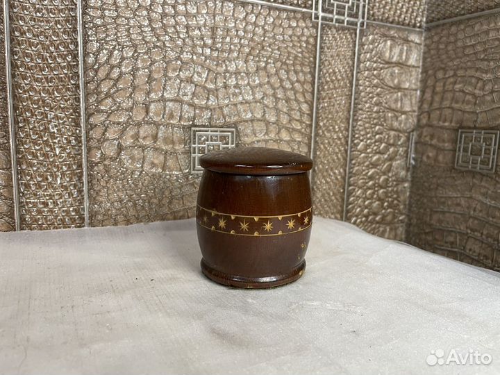 Баночка дерево ручная работа