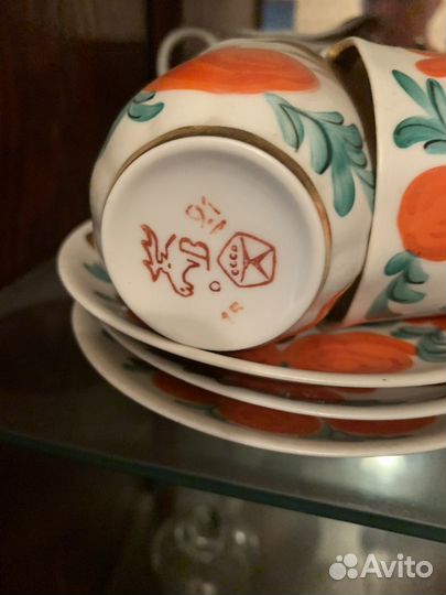 Кофейный сервиз СССР Вербилки