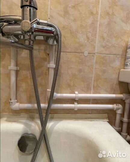 Частник Сантехник Замена сифона смесителя