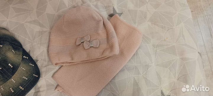 Шапки, кепка, снуды для девочек, 52-54 размер