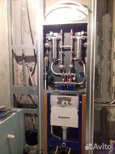 Монтаж отопление, водоснабжение