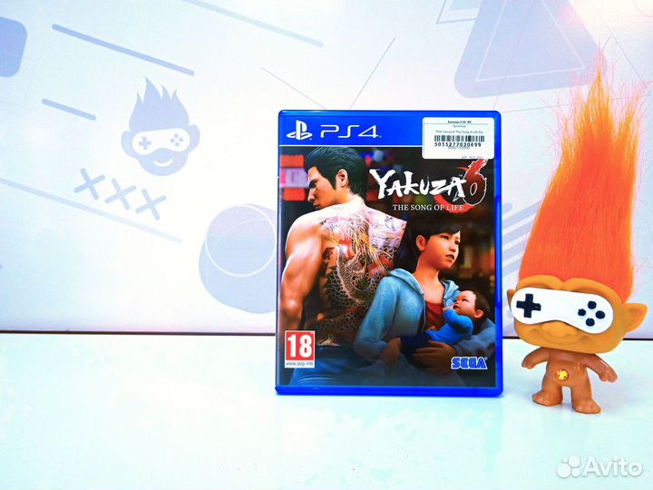 Диск для PS4 Yakuza 6 The Song of Life б/у