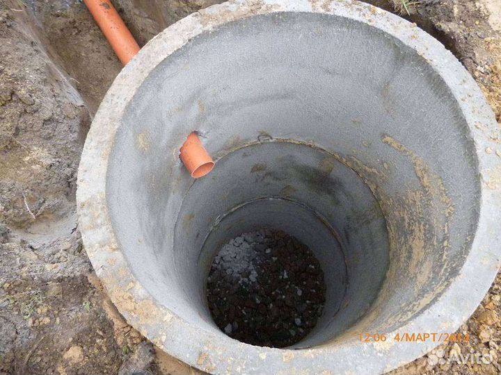 Копка сливных ям/подводка воды, под ключ