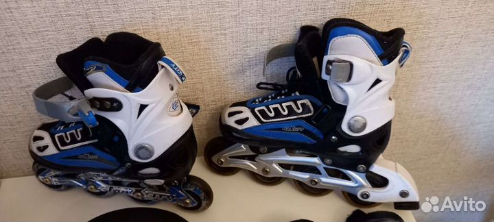 Роликовые коньки с защитой