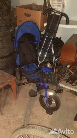 Детский велосипед с ручкой бу