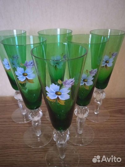 Бокалы СССР: хрусталь, стекло