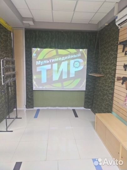 Мультимедийный экран для тира