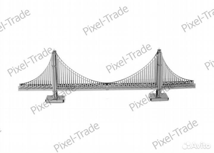 Сборная модель 3D Golden Gate Bridge (3DJS019)