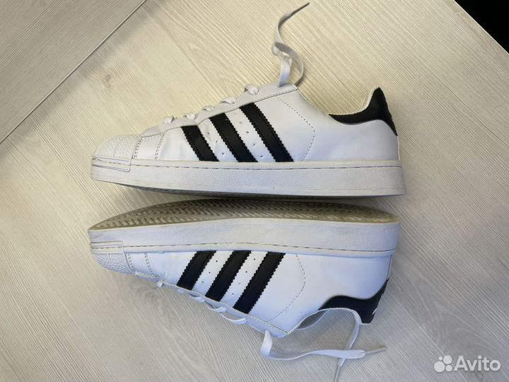 Кеды белые Adidas superstar 42