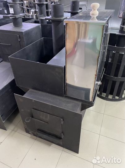 Печь банная на 3 помещения Горыныч