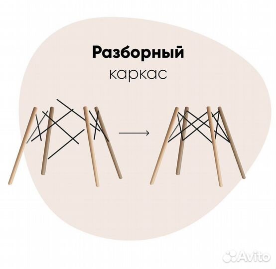 Комплект стульев 4 шт Stool Group белый