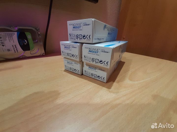 Линзы acuvue moist 1DAY