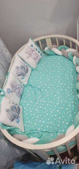 Бортики в детскую кроватку