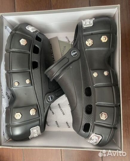 Balenciaga hard crocs сабо