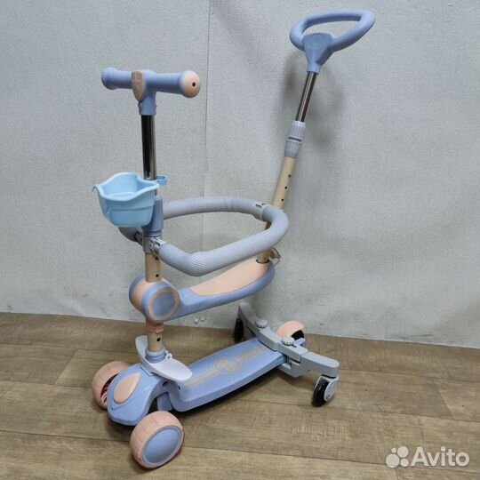 Детский самокат-трансформер 6в1, беговел