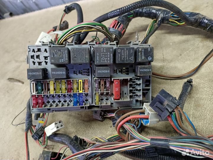 Проводка панельная лада калина