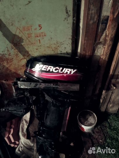 Продам лодочный мотор Меркури 15, американец