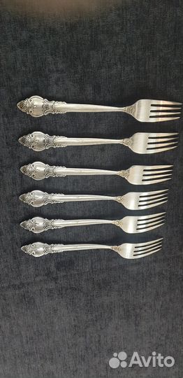 Столовые мельхиоровые вилки Киевская троянда