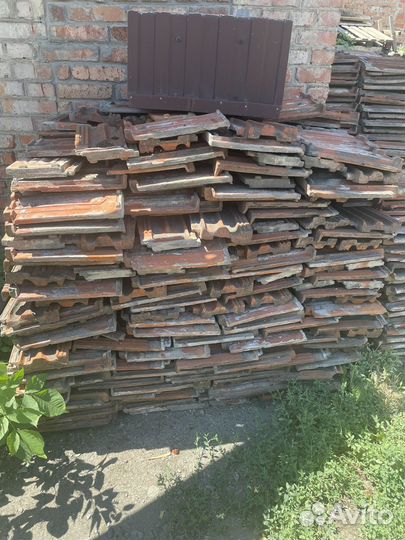 Керамическая черепица бу