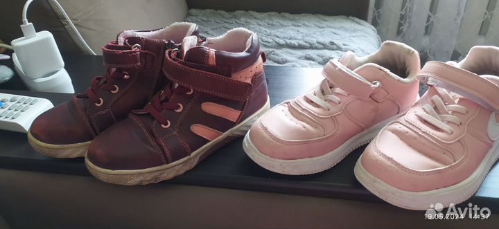 Детская обувь для девочек 32 размер пакетом