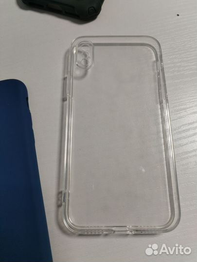 Чехол на iPhone 10 силиконовый противоударный