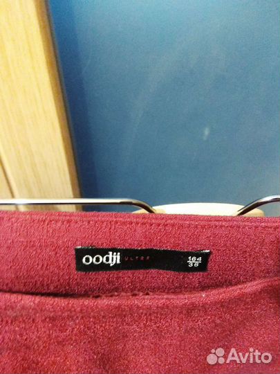 Юбка Мини бордо Oodji р.42-44