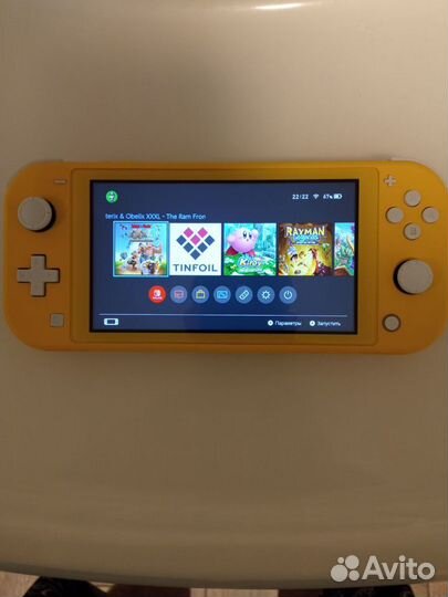 Nintendo switch lite прошитая чип