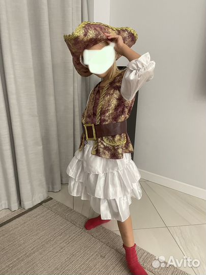 Костюм пиратки для девочки 134