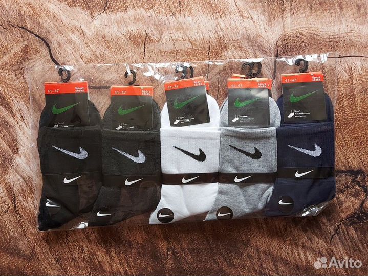 Носки Nike Adidas Jordan белые