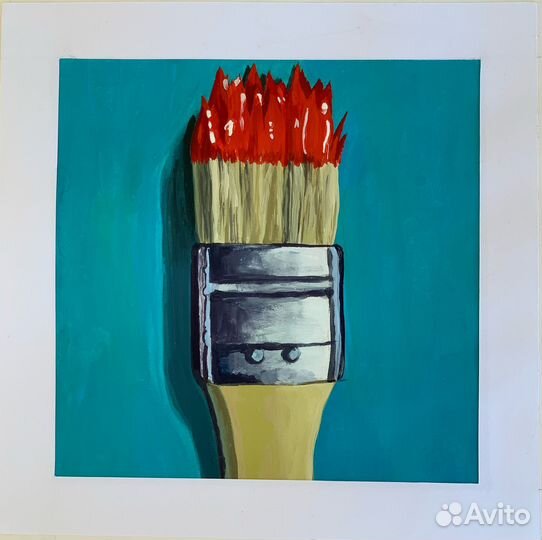 Картина гуашью Кисть