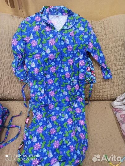 Продам женский новый фланелевый халат р.48