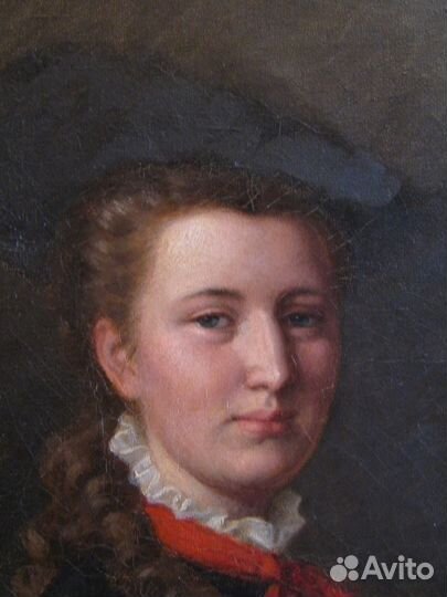 Картина Портрет молодой женщины 19 век