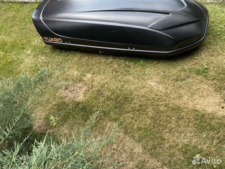 Авто бокс на крышу yuago + крепление универсальное
