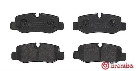 Колодки тормозные задние Brembo, P50126