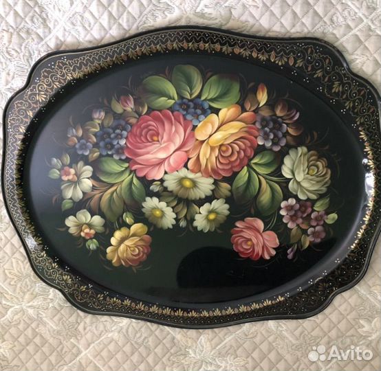 Поднос Жостово большой