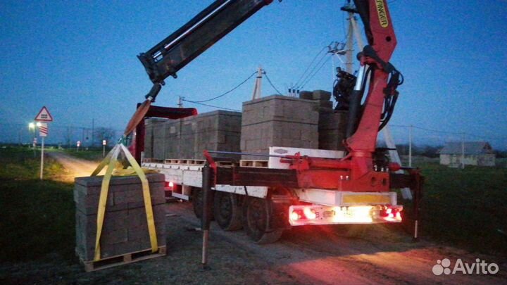 Аренда и услуги манипулятора, стрела 6 т, 11 м, борт 20 т, 8.5 м