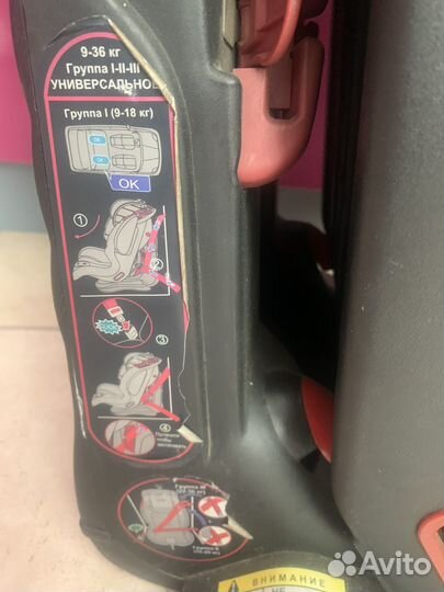 Детское автокресло 9 до 36 кг