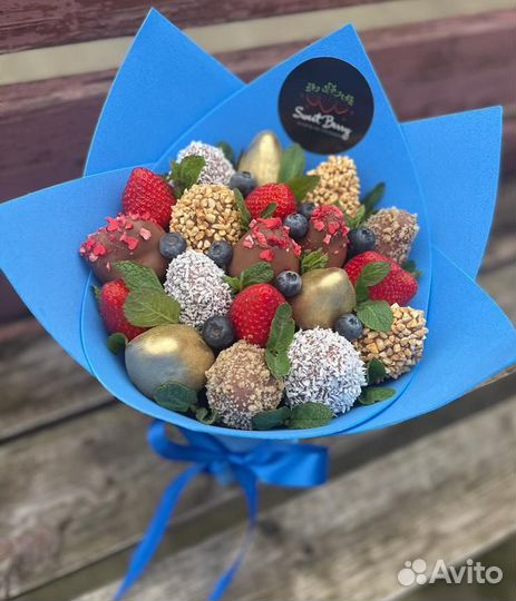 Сладкие наборы Клубника в шоколаде Букет