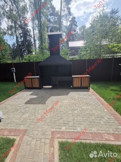 Мангал с беседку