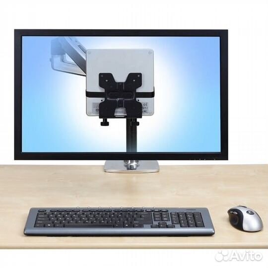 Ergotron 80-107-200 кронштейн пк, черный