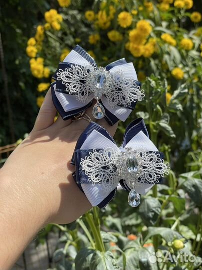 Школьный набор бантики и галстук