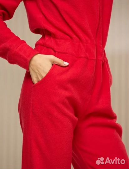 Флисовый комбинезон