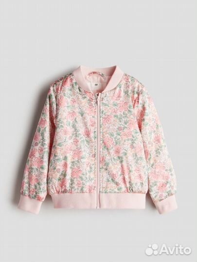 Бомбер куртка на девочку h&m 110/116