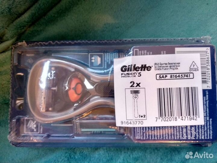 Сменные кассеты Gillette Fusion proglide