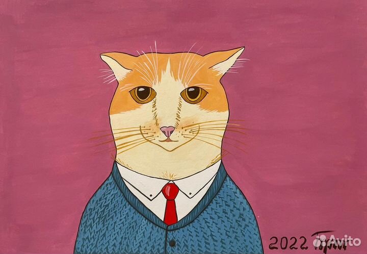 Портрет вашего кота костюмированный