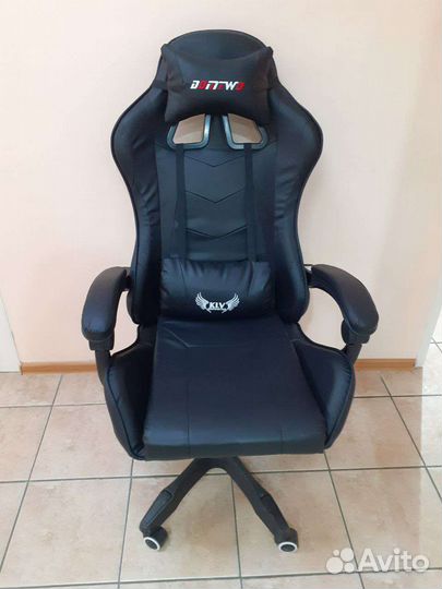 Новое геймерское, игровое кресло с массажем