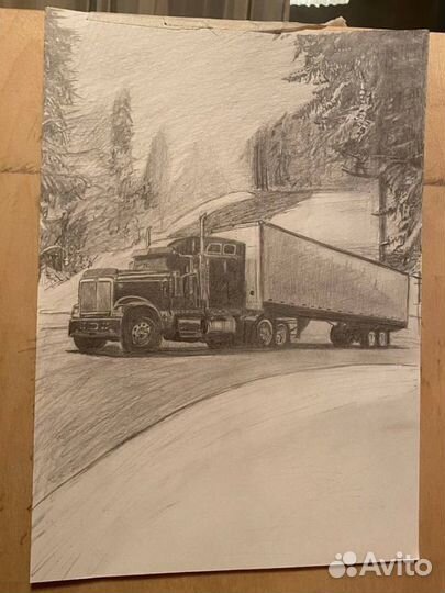 Картины на заказ карандашом, художник