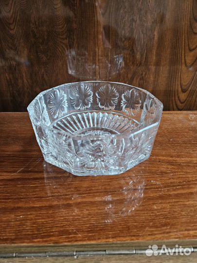 Салатник хрустальный большой СССР