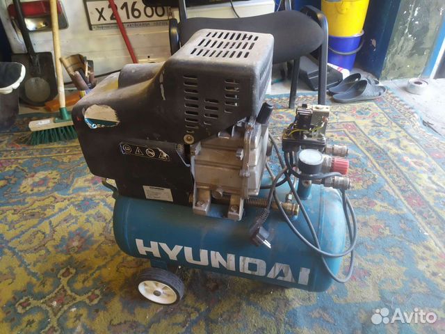 Воздушный компрессор Hyundai 22л